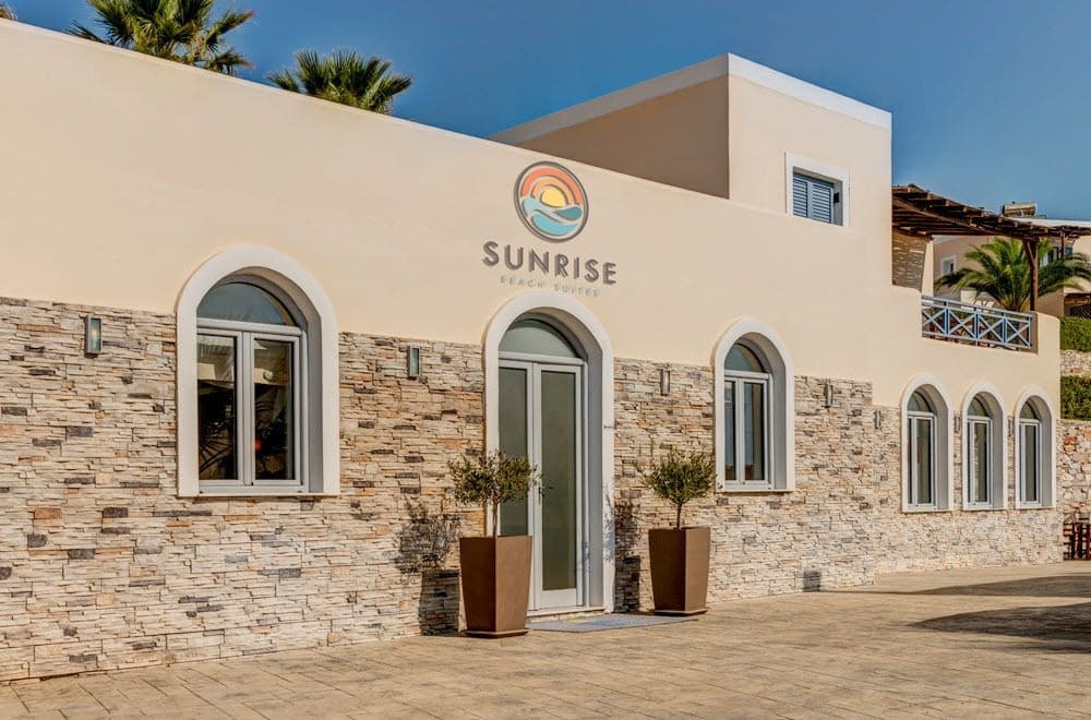 Sunrise Beach Suites Azolimnos Esterno foto